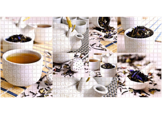Панель ПВХ Мозаика Чайная церемония 957х480х0.3мм (0,4593м2)